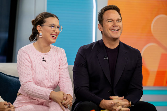 When discussing his excitement about working with Millie Bobby Brown, Pratt recalled their first meeting at the Kids’ Choice Awards when she was still a young child star.