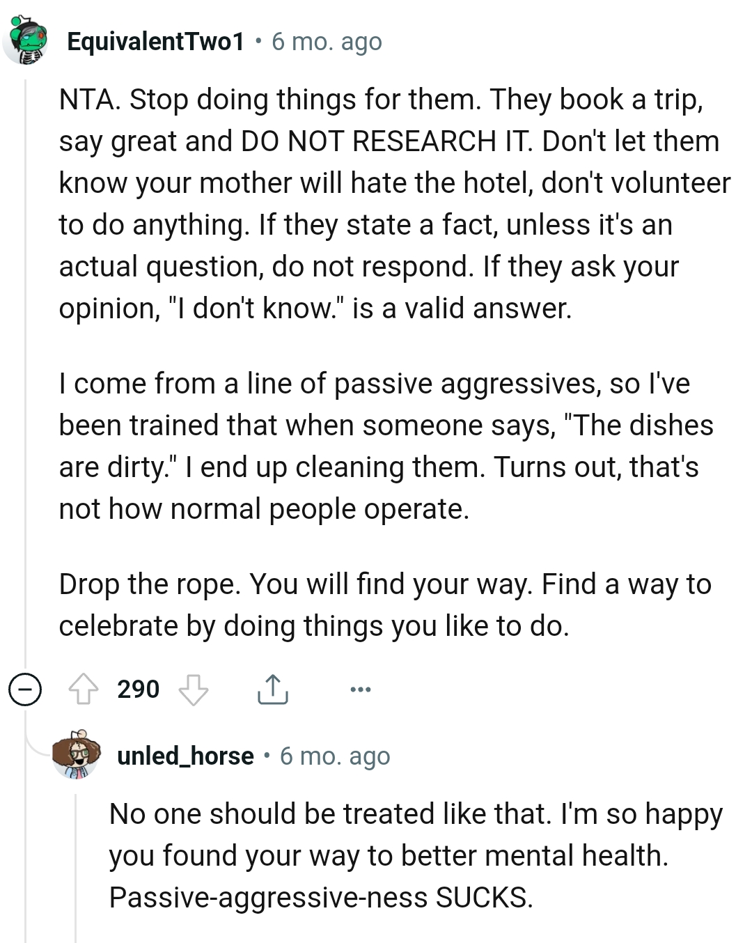 That is not how normal people operate