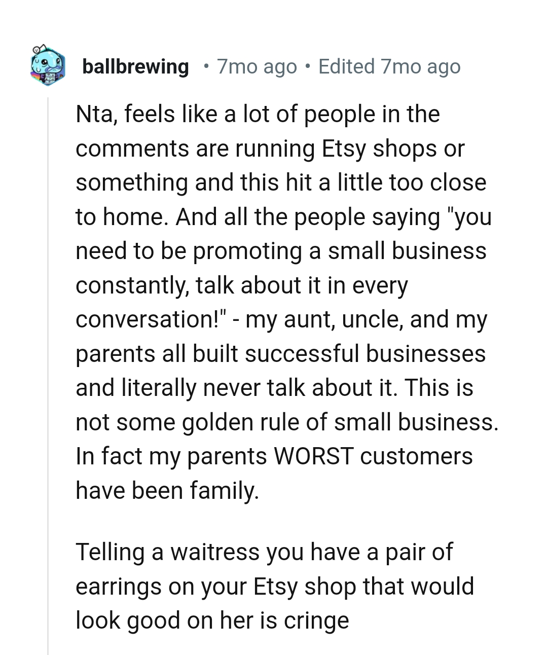 You need to be promoting a small business constantly