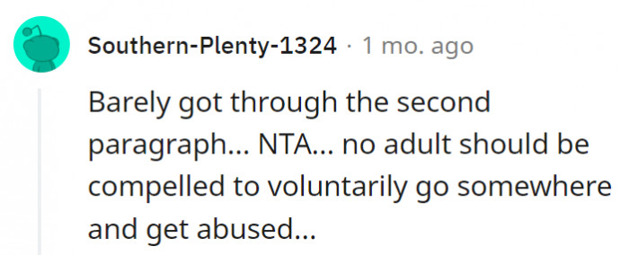 17. Nobody should be forced into stressful situations