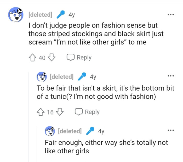 Redditors trooped to the comments to drop their two cents, and here are a bunch of them below