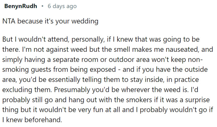 How are they going to mingle with their guests if they spend most of the time in that separate room?