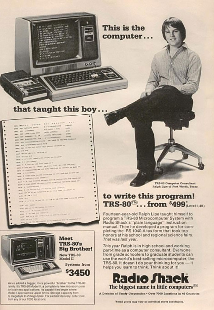 32. Trs-80 Computer Sold In 1977: $3,450