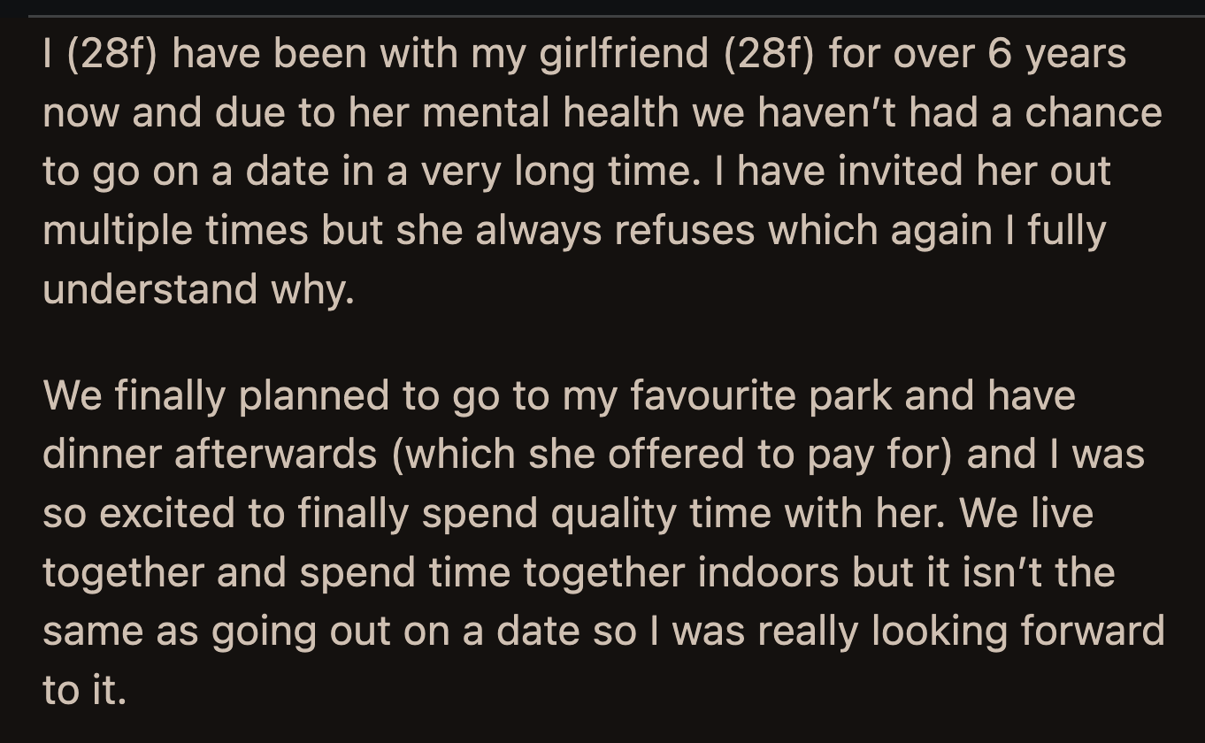 OP clarified that her issue was not about spending time with the kids; it was the sudden alteration to what was supposed to be a date.