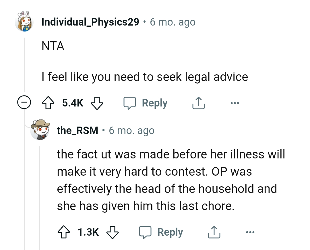 The Reddit post received more than a thousand comments, and here are a few of them