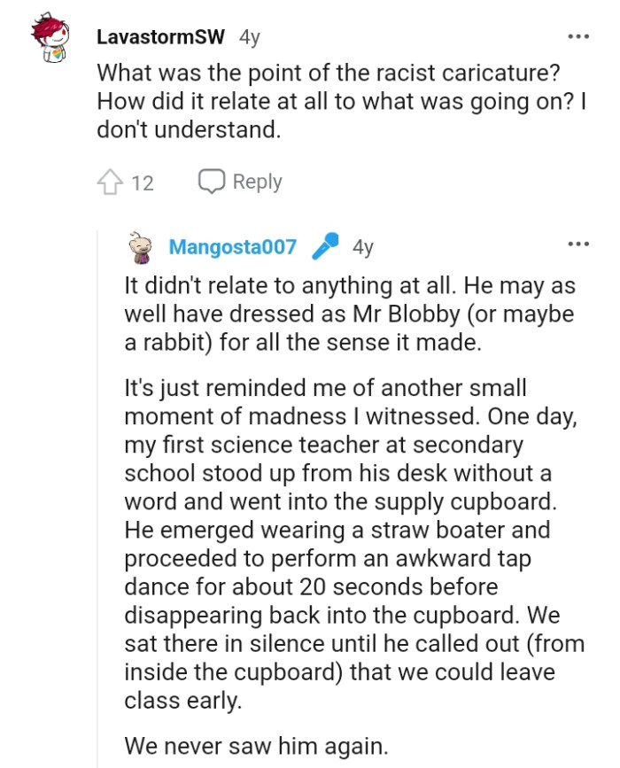 The OP reveals another moment of sadness