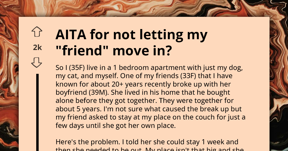 Redditor's Friend Starts Screaming and Freaking Out After She Told Her It's Time to Leave Her Home