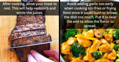 43 Fundamental Tips Of Cooking To Level Up Your Skills In The Kitchen