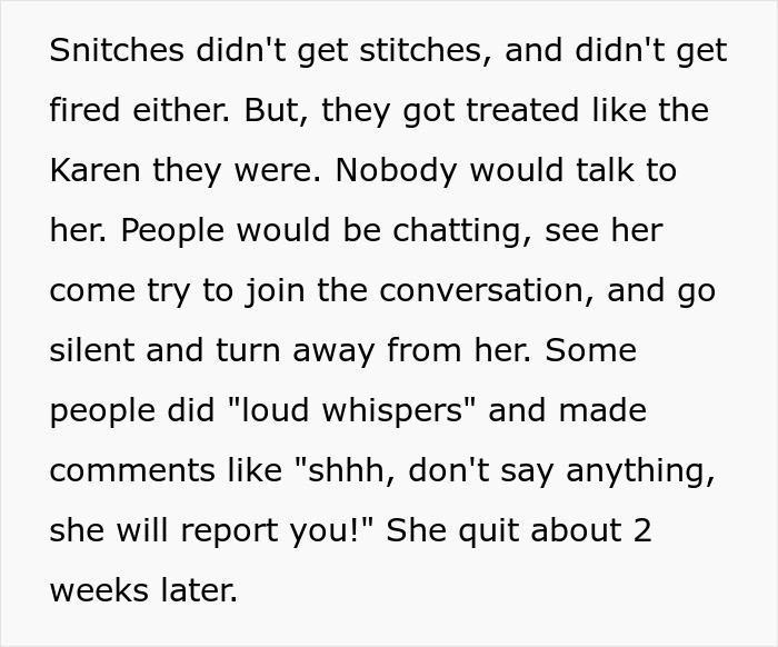 Apparently, the snitch didn't get any stitches.