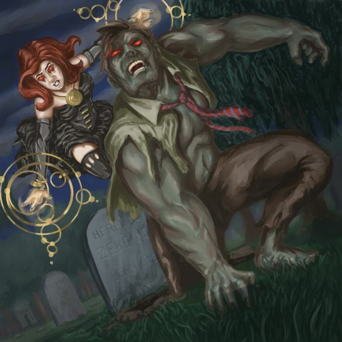 21. Witch And Zombie