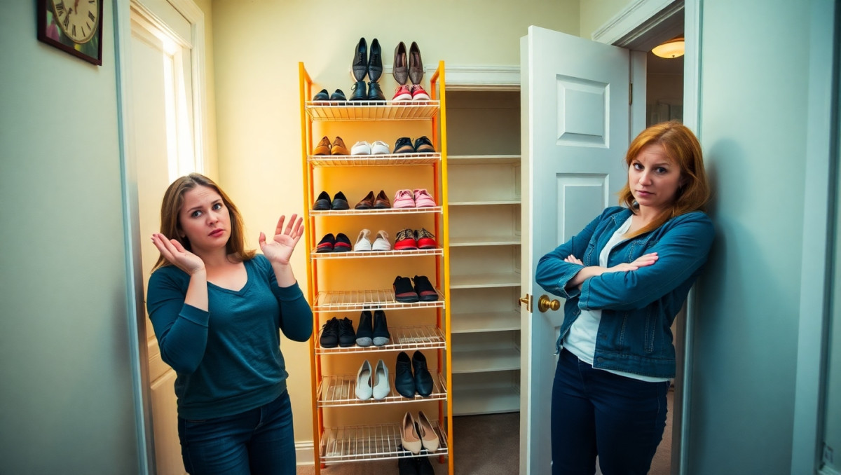 Roommate Conflict: AITA for Wanting to Keep My Own Shoes on the Hallway Rack?