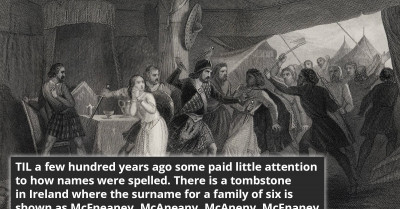 People Didn't Pay Much Attention To Spelling In The Past, Families Where Everyone Had A Different Last Name Were Not Uncommon, And Here Are Some Examples