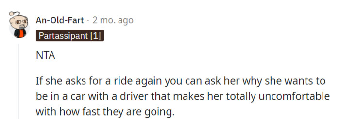 Asking her that question might be the smoothest U-turn of the conversation.