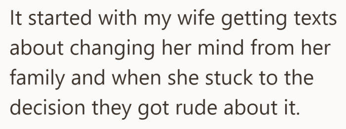 The pushback begins quietly but does not remain that way. Holding the boundary seems to make things escalate.