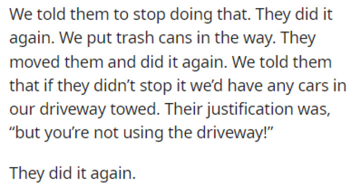 The EDs Were Relentless Despite OP's Efforts