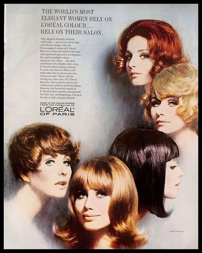 1968, L'Oreal Hair Color
