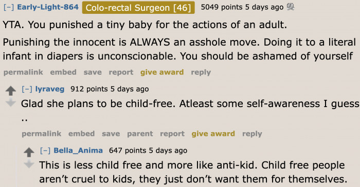 Anti-kid is the right word.