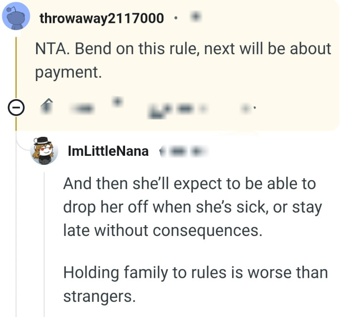 Bend the rules for one and you'll keep bending