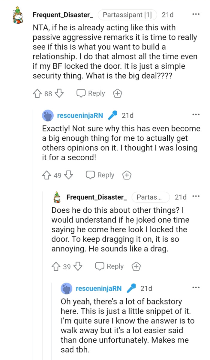 It is just a simple security thing, and there is no big deal there