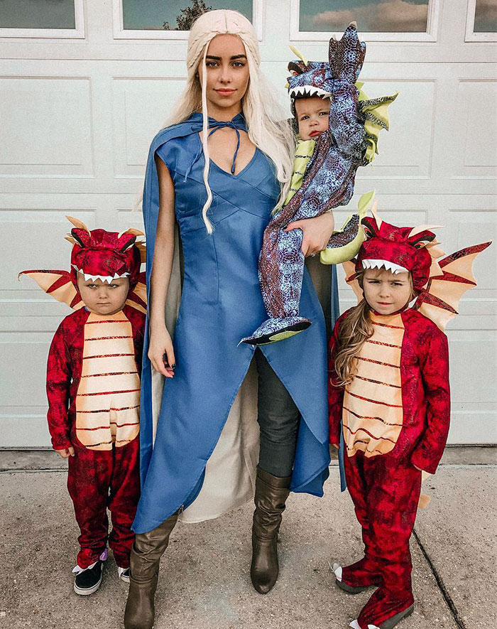 15. Last Year‘S Got Halloween Costume With My Three Little Dragons Was Probably My Favorite Ever