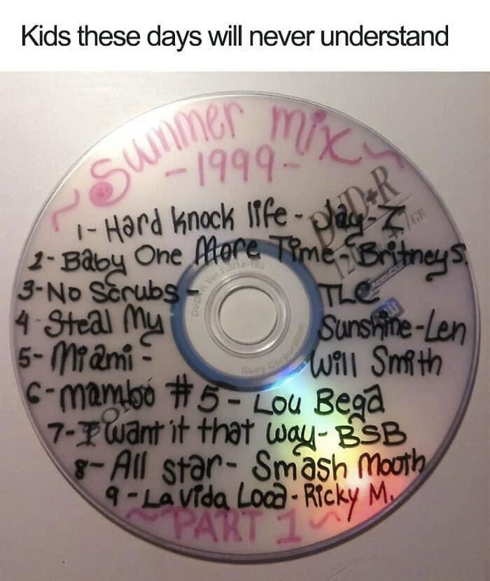 6. Long before Spotify and Apple Music... *sigh*