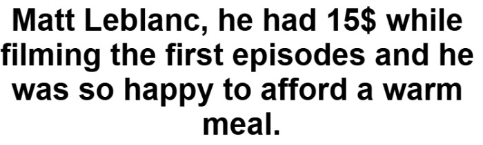 20. Matt Leblanc