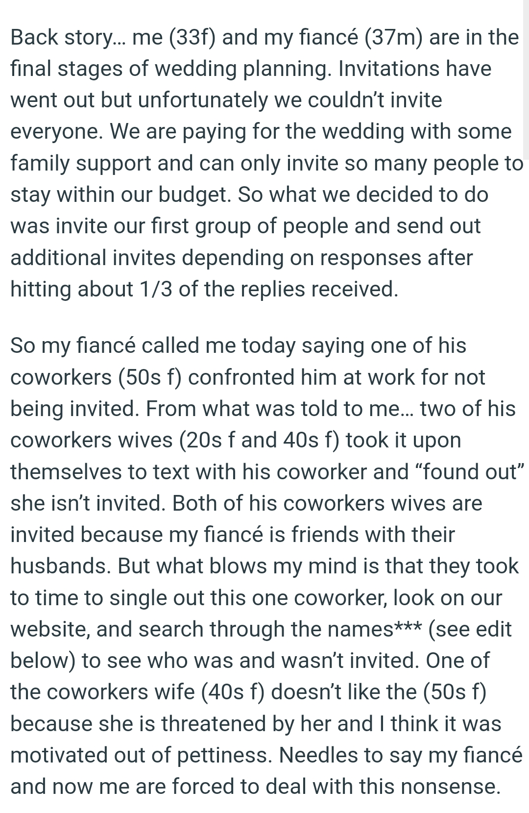 Inviting the First Group of People