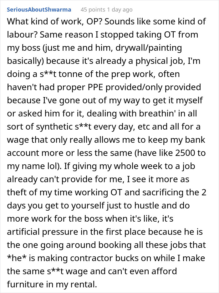 Having a considerate boss is already like winning the lottery.