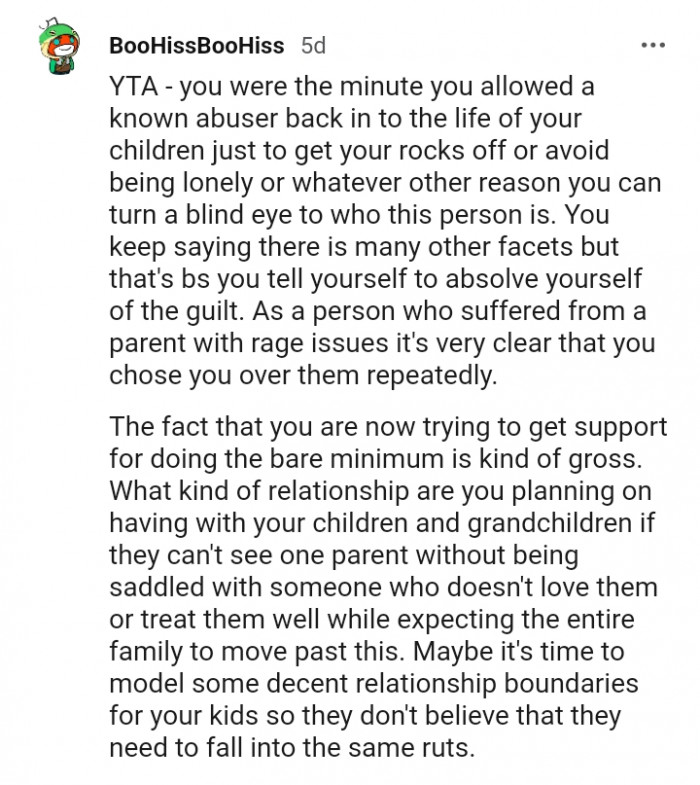 You are now trying to get support for doing the bare minimum