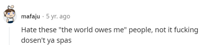 Sorry, no VIP pass for that mindset!