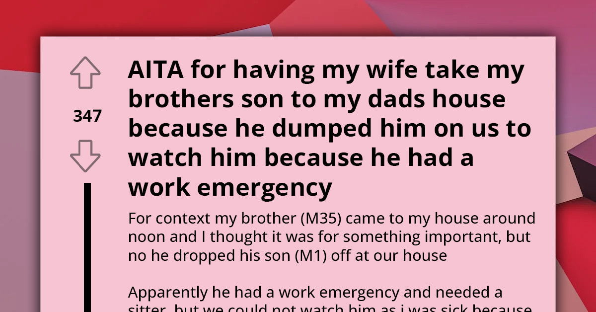 Inconsiderate Man Who Drops Off His Son at COVID-Positive Brother's House Sparks Family Frustration
