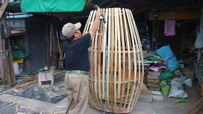 And the construction begins