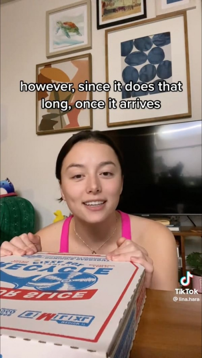 And the Pizza Arrives...