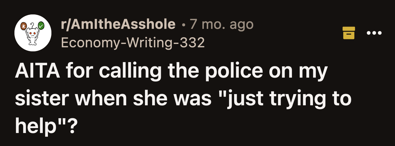 Her sister demanded that OP now pay her for three days' worth of childcare.