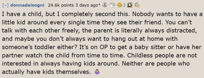 Don't Bring Your Child to Hang Out with Your Friend Unless They're Open to It.