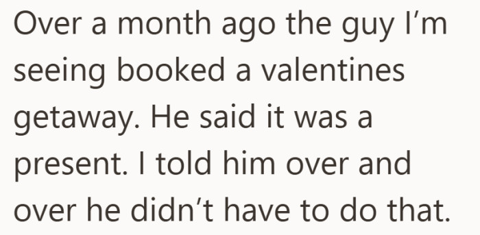 A Valentine’s surprise that sounded sweet, maybe a little too generous for comfort.