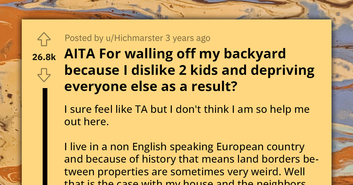 Redditor Closes Off Property The Whole Neighborhood Because One Entitled Family Kept "Mistaking Their Land For Public Space," Using Their Pool And Even Building A Fire Pit