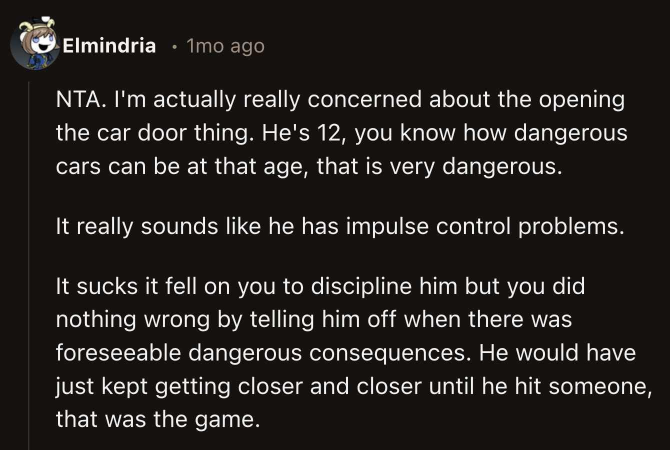 OP saw the situation clearly. Their nephew would have hurt someone eventually if he hadn't stopped him from aiming at other people.