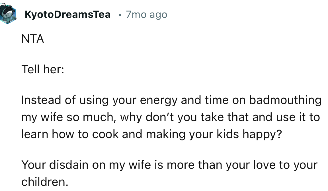 This Redditor created a custom message that OP can use to give his sister a piece of his mind