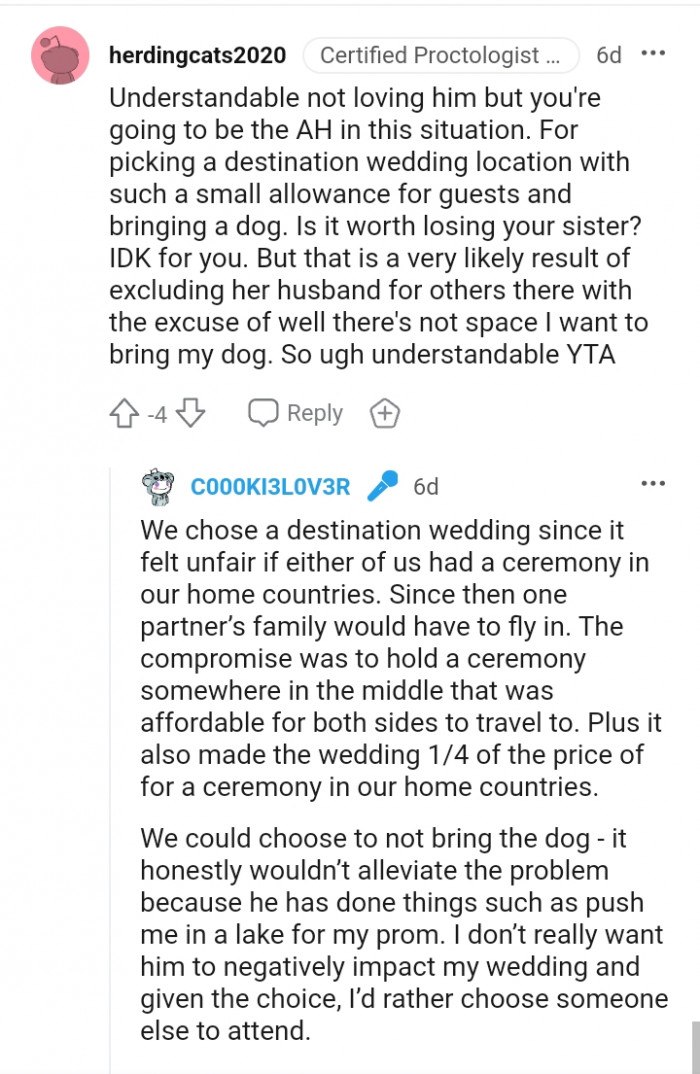 Is it worth losing your sister?