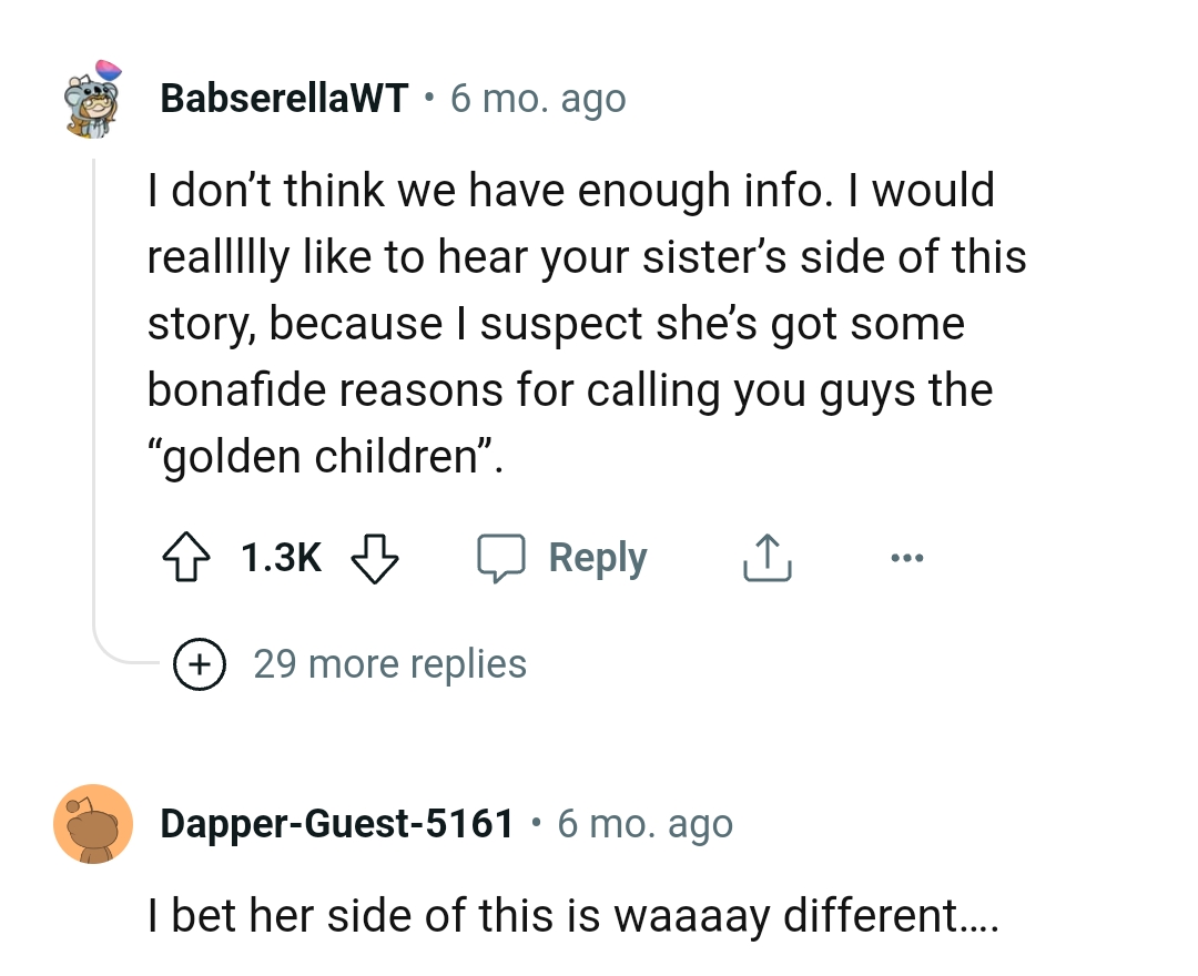 She's Got Some Reasons for Calling Them the Golden Children