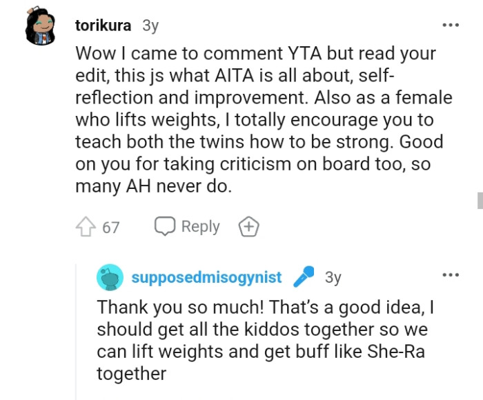 Good on the OP for taking on the criticisms