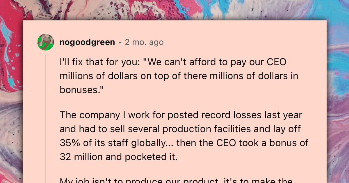 Stagnant Worker Wages Versus Ever-Increasing CEO Salaries - Join The Heated Debate Dividing The Internet