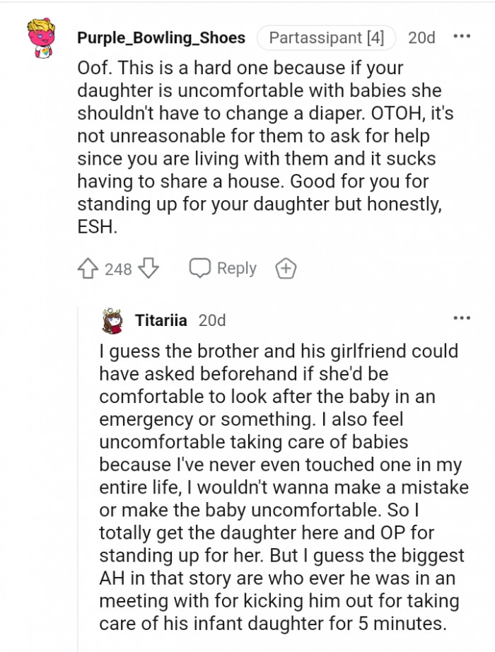 Good for you for standing up for your daughter
