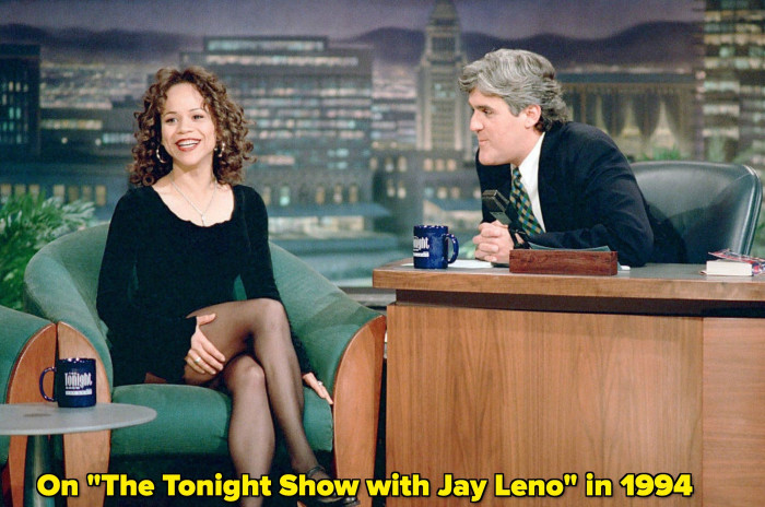 Perez on The Tonight Show With Jay Leno in 1994