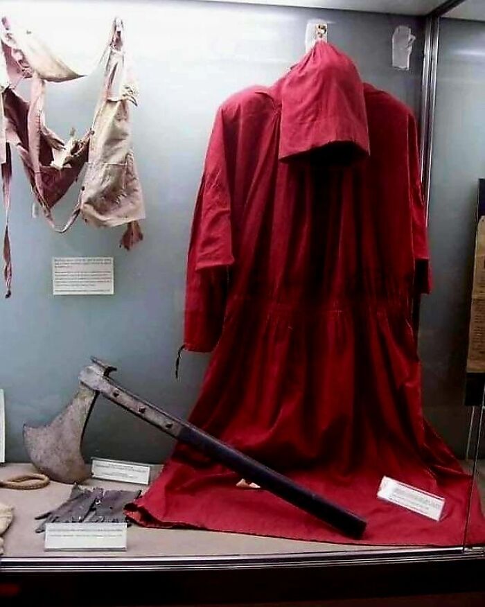 17. Robe And Axe Of Giovanni Battista Bugatti, Who Was The Official Executioner For The Papal States From 1796 To 1864. During His Tenure, He Executed 514 People