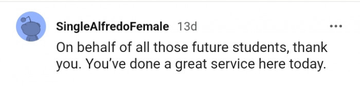 This Redditor is sincerely thanking the OP