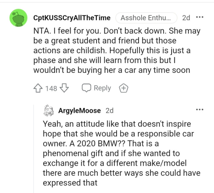 An Attitude Like That Doesn't Inspire Hope