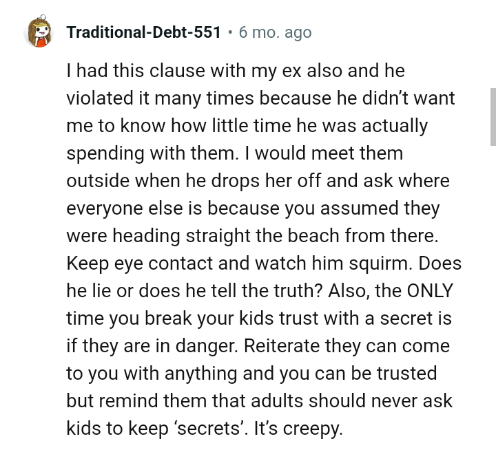 They can come to the OP anytime