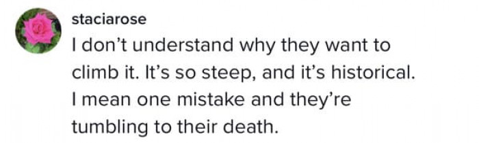 One wrong step and...